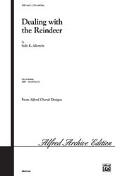 Dealing with the Reindeer Two-Part choral sheet music cover